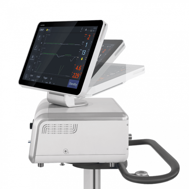 VG55 nicht invasives Beatmungsgerät mit schwenkbarem Monitor