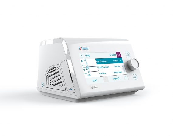 LUVAR - Portable CPAP / BiPAP homecare device from heyer medical Germany